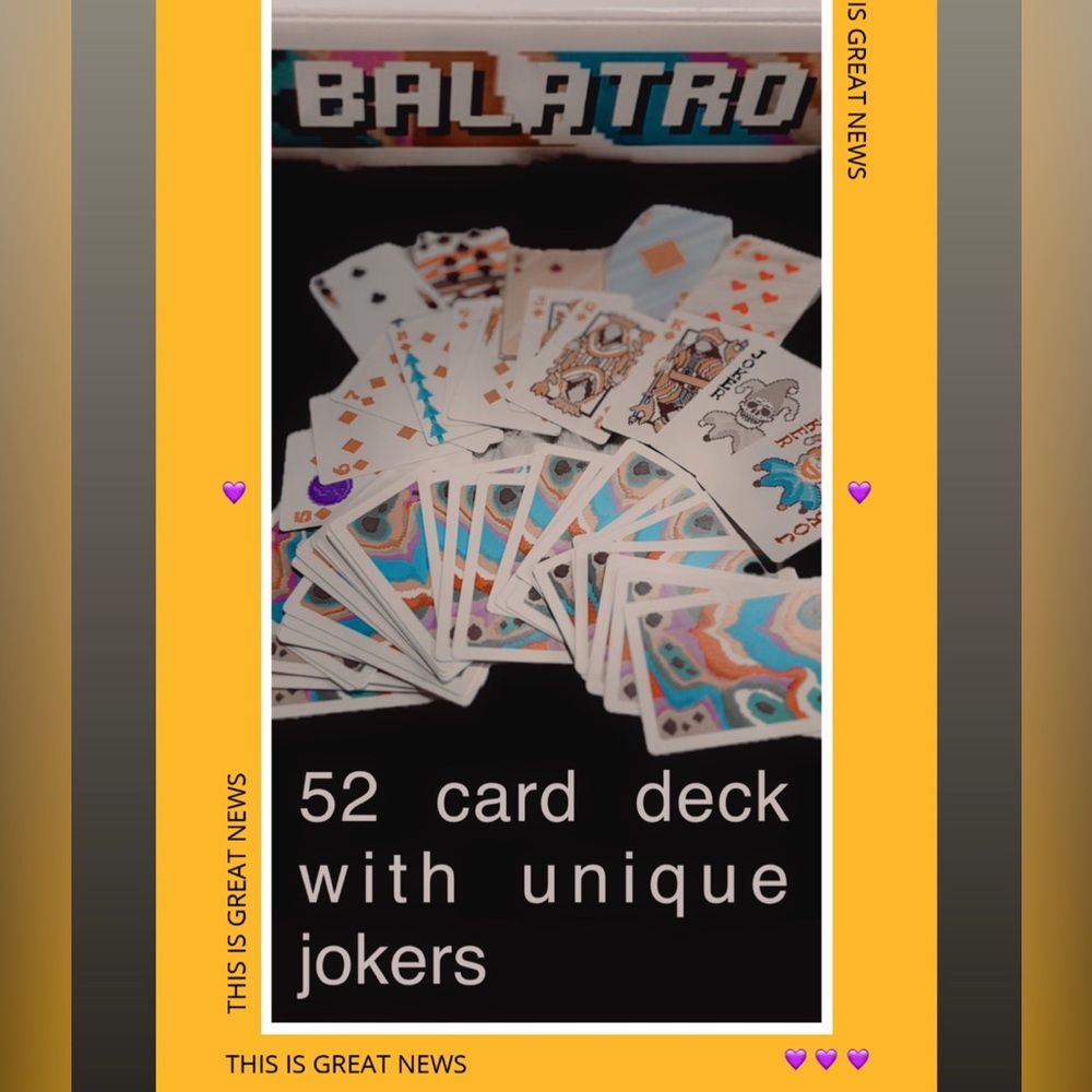Blue and White Card Game with Unique Jokers